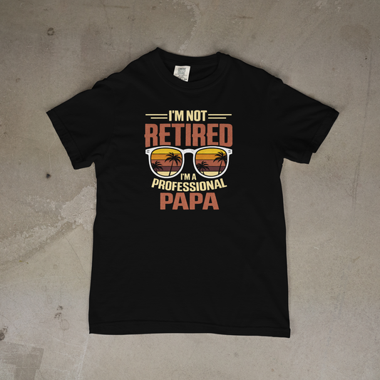 I'm Not Retired I'm A Professional PAPA T-Shirt