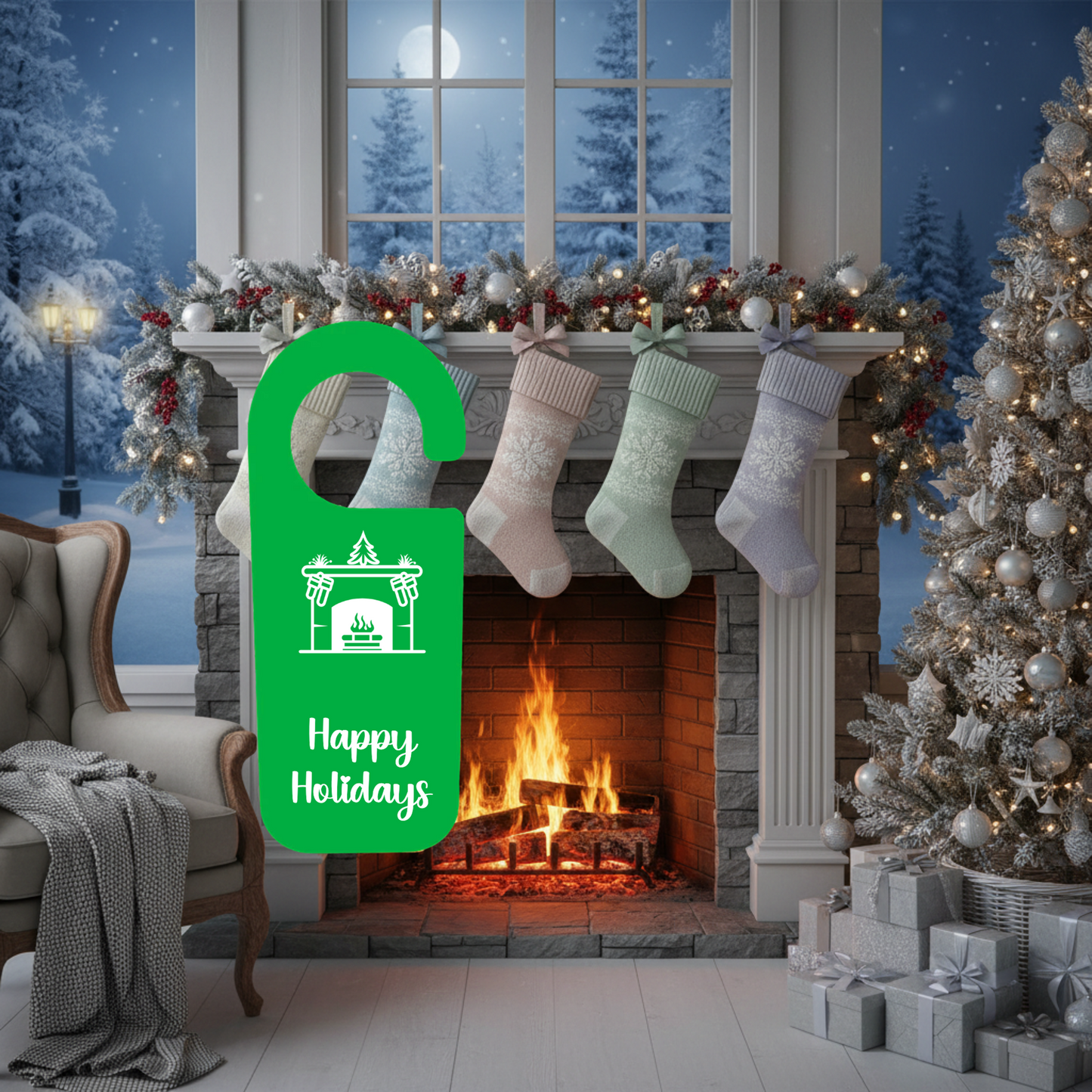 Customize Your Holiday Door Hanger