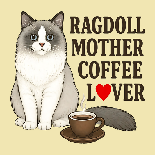 Ragdoll Mother Coffee Lover T-Shirt