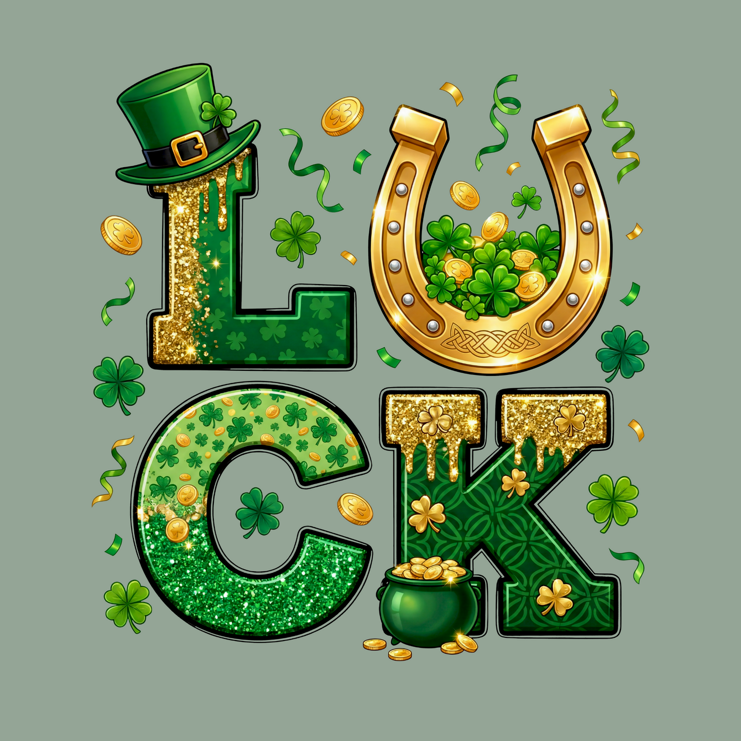 Irish LUCK St. Patrick's Day T-Shirt