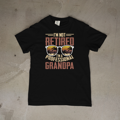 I'm Not Retired I'm a Professional Grandpa T-Shirt