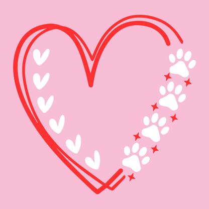 Dog Valentines Day Heart Shirt