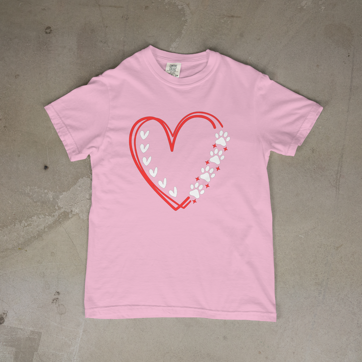 Dog Valentines Day Heart Shirt