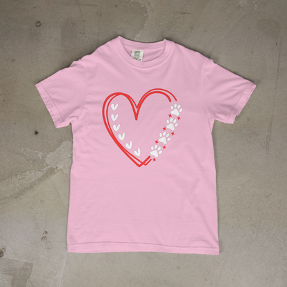 Dog Valentines Day Heart Shirt