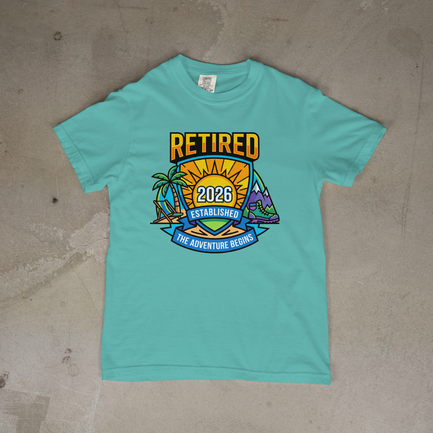 Retired 2026 The Adventure Begins T-Shirt
