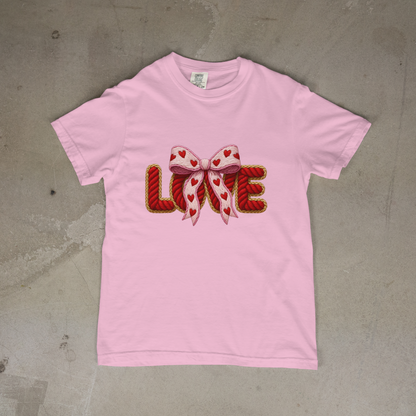 Faux Yarn LOVE Valentine's Day T-Shirt