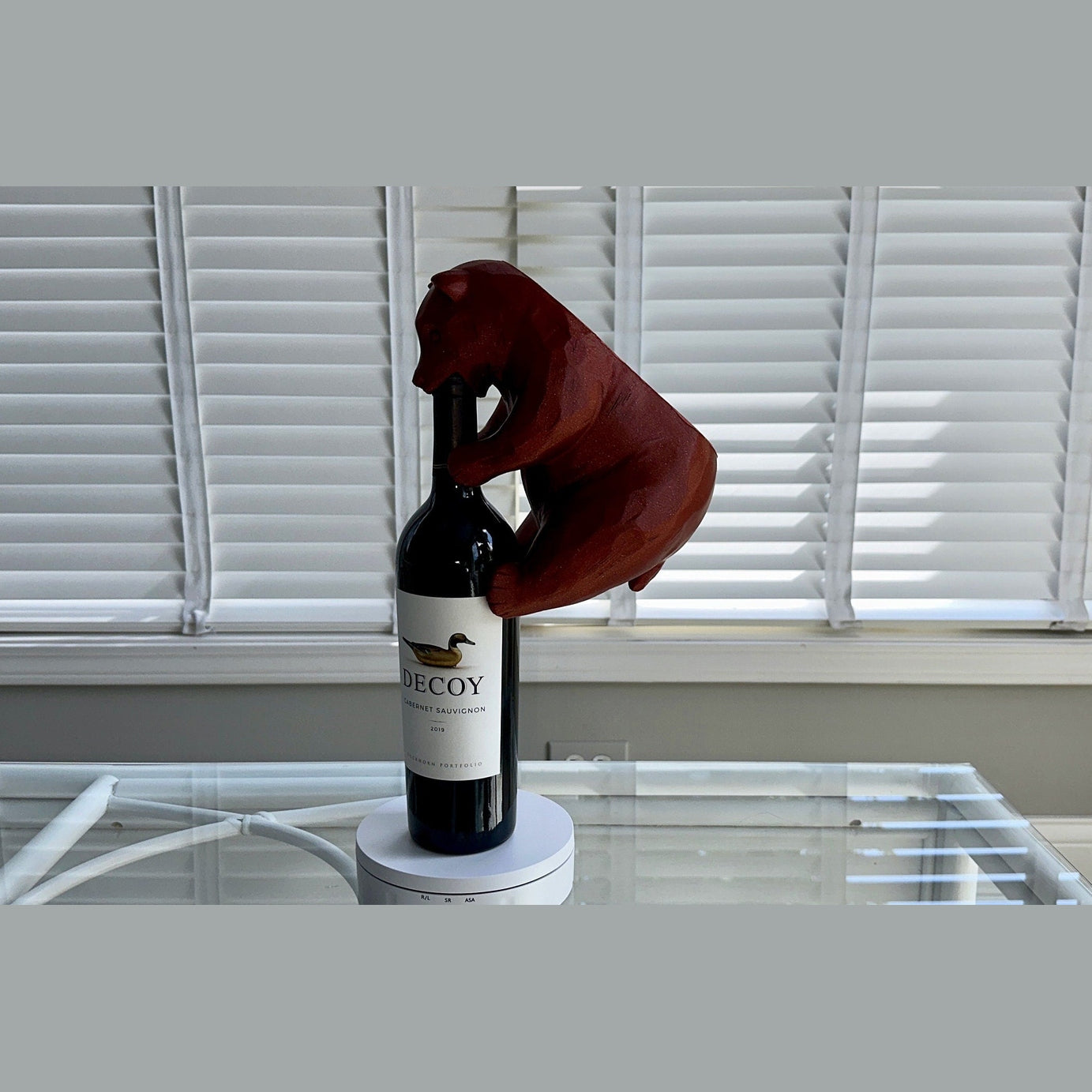 Tipsy Bear Wine Holder