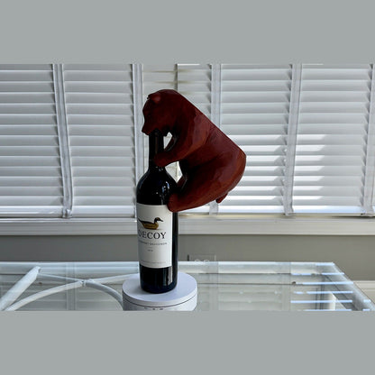 Tipsy Bear Wine Holder