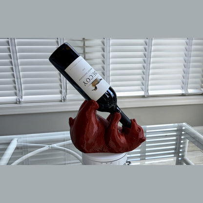 Tipsy Bear Wine Holder