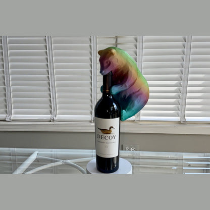 Tipsy Bear Wine Holder