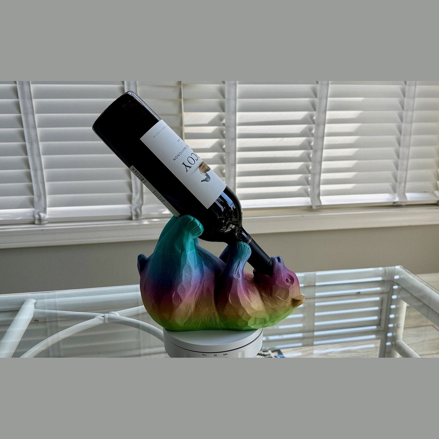 Tipsy Bear Wine Holder