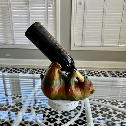 Tipsy Bear Wine Holder