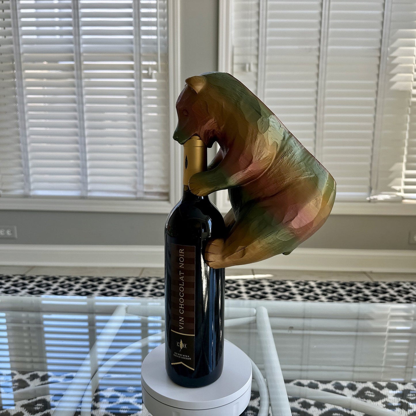 Tipsy Bear Wine Holder