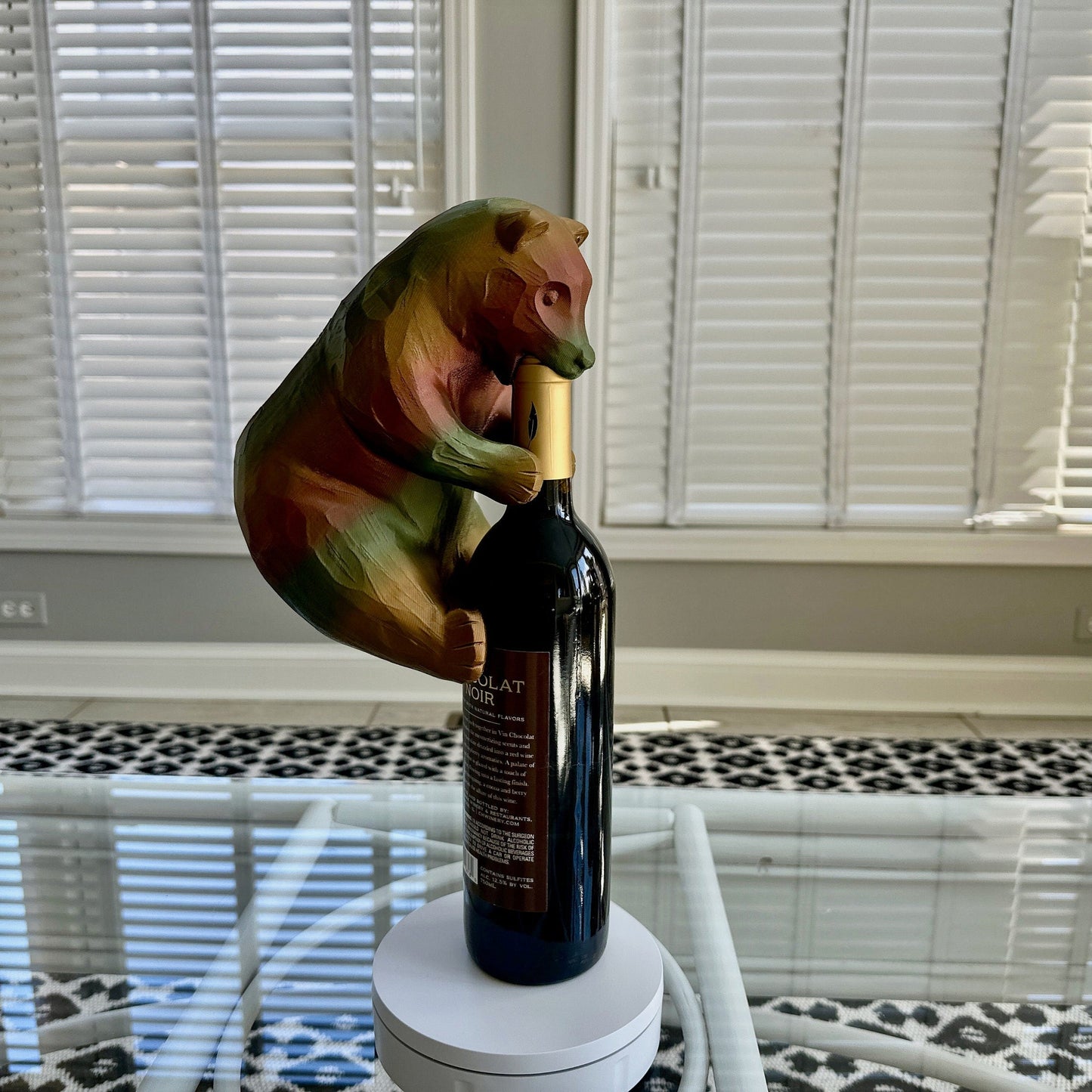 Tipsy Bear Wine Holder