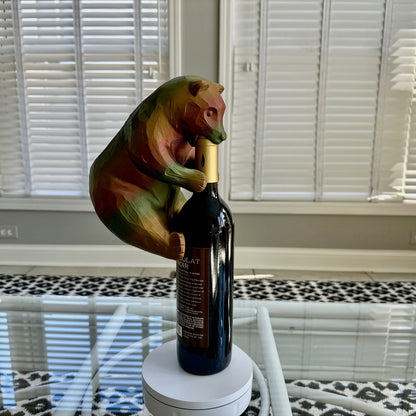 Tipsy Bear Wine Holder
