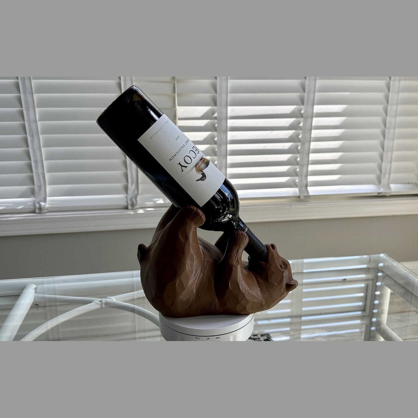 Tipsy Bear Wine Holder