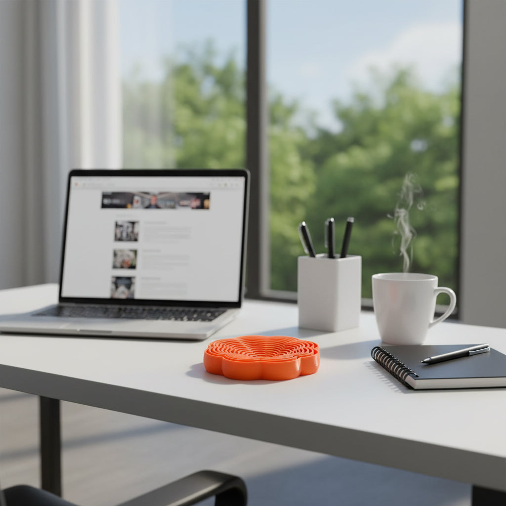 3D Printed Flower Fidget Toy: Party Favor, Stocking Stuffer